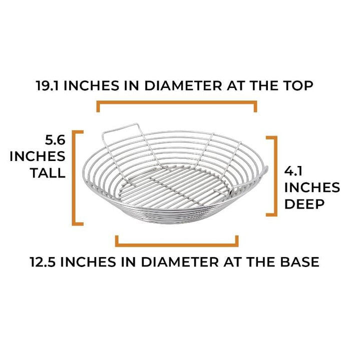 Chadwicks & Hacks Kick Ash Basket (Kamado Joe - Big Joe) - KAB-BJ-SS KAB-BJ-SS Barbecue Accessories