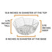Chadwicks & Hacks Kick Ash Basket (Kamado Joe - Joe Jr.) - KAB-JJ-SS KAB-JJ-SS Barbecue Accessories