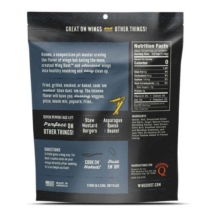 Chadwicks & Hacks Kosmos Q Wing Dust (Seven Pepper 5 oz.) - WD-7P-01 WD-7P-01 Barbecue Accessories