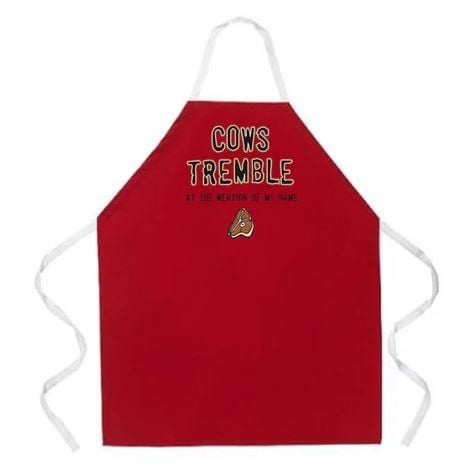 Chadwicks & Hacks L.A. Imprints Attitude Apron - Cows Tremble 2013 Barbecue Accessories