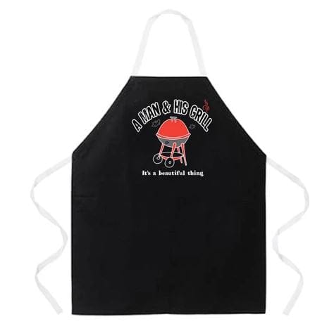 Chadwicks & Hacks LA Imprints Attitude Apron - A Man and his Grill 2206 Barbecue Accessories