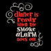 Chadwicks & Hacks LA Imprints Attitude Apron - Dinner is Ready 2193 Barbecue Accessories