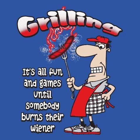 Chadwicks & Hacks LA Imprints Attitude Apron - Grilling Weiner 2331 Barbecue Accessories