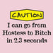 Chadwicks & Hacks LA Imprints Attitude Apron - Hostess to B!tch 2069 Barbecue Accessories