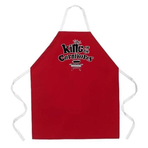 Chadwicks & Hacks LA Imprints Attitude Apron - King of Carnivores 2199 Barbecue Accessories