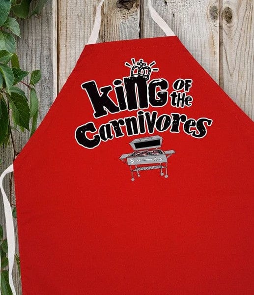 Chadwicks & Hacks LA Imprints Attitude Apron - King of Carnivores 2199 Barbecue Accessories