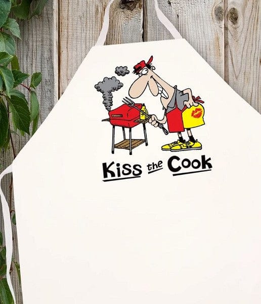 Chadwicks & Hacks LA Imprints Attitude Apron - Kiss the Cook 2340 Barbecue Accessories