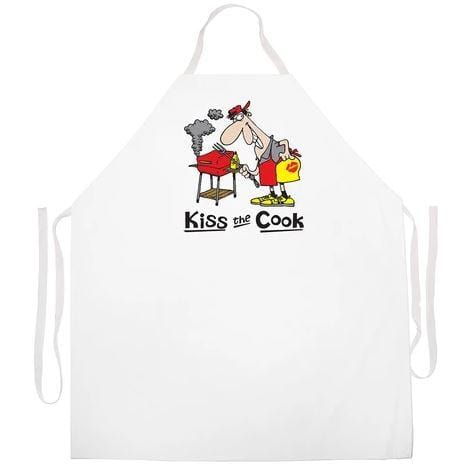 Chadwicks & Hacks LA Imprints Attitude Apron - Kiss the Cook 2340 Barbecue Accessories