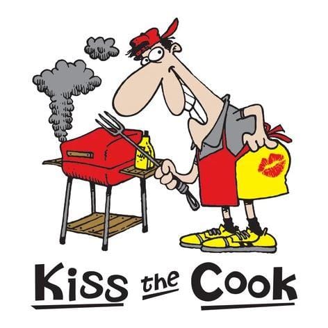 Chadwicks & Hacks LA Imprints Attitude Apron - Kiss the Cook 2340 Barbecue Accessories