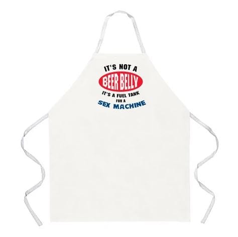 Chadwicks & Hacks LA Imprints Attitude Apron - Not a Beer Belly 2254 Barbecue Accessories