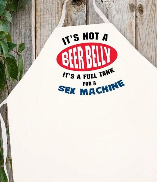 Chadwicks & Hacks LA Imprints Attitude Apron - Not a Beer Belly 2254 Barbecue Accessories
