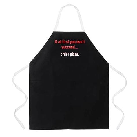 Chadwicks & Hacks LA Imprints Attitude Apron - Order Pizza 2246 Barbecue Accessories