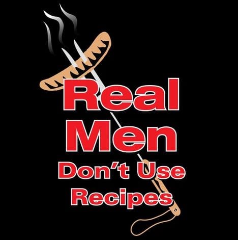 Chadwicks & Hacks LA Imprints Attitude Apron - Real Men 2044 Barbecue Accessories