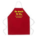Chadwicks & Hacks LA Imprints Attitude Apron - So Much to Do 2047 Barbecue Accessories