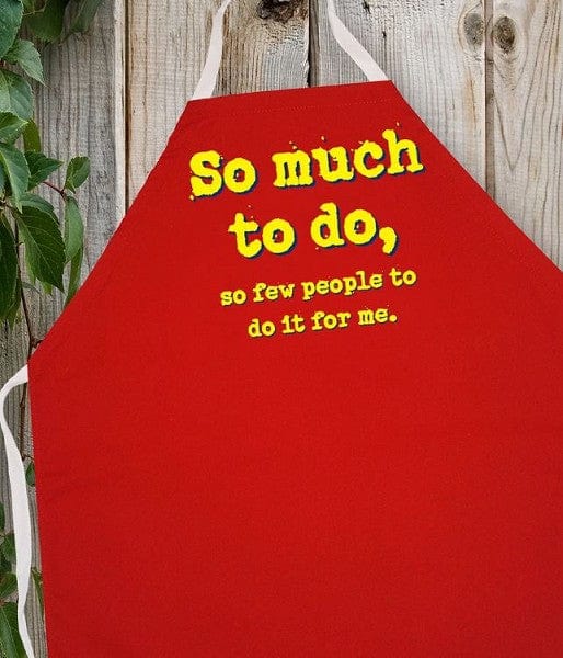 Chadwicks & Hacks LA Imprints Attitude Apron - So Much to Do 2047 Barbecue Accessories