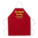 Chadwicks & Hacks LA Imprints Attitude Apron - So Much to Do 2047 Barbecue Accessories