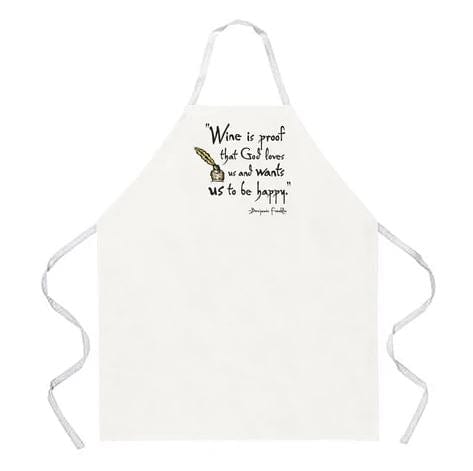 Chadwicks & Hacks LA Imprints Attitude Apron - Wine is Proof 2252 Barbecue Accessories