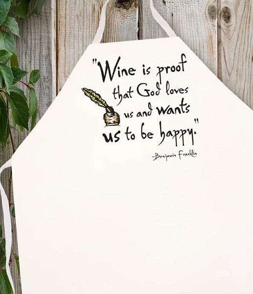 Chadwicks & Hacks LA Imprints Attitude Apron - Wine is Proof 2252 Barbecue Accessories