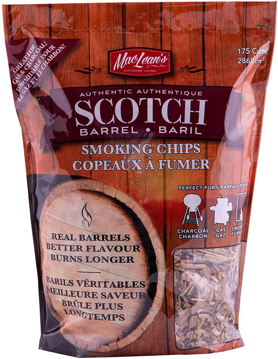 Chadwicks & Hacks MacLean's Smoking Chips (Scotch Liquor - 2lb.) - CB-150S-CP CB-150S-CP Barbecue Accessories