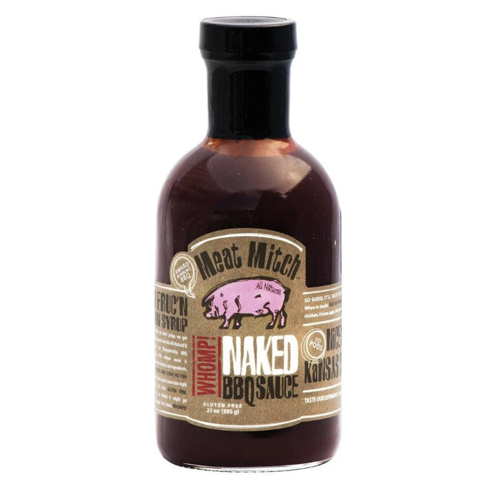 Chadwicks & Hacks Meat Mitch WHOMP! Naked BBQ Sauce (21oz) MMNAKED Barbecue Accessories