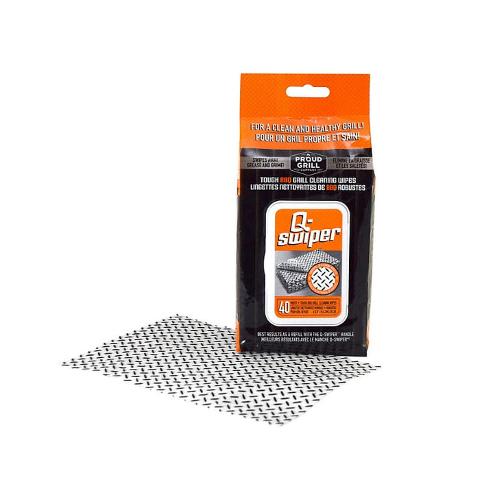 Chadwicks & Hacks Q-Swiper BBQ Grill Cleaning Wipes (40 count) 2400C Barbecue Accessories