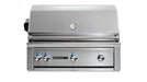 Chadwicks & Hacks Sedona 36" Built-In Grill with 3 Stainless Steel Burner and Rotisserie (L601R) Barbecue Finished - Gas