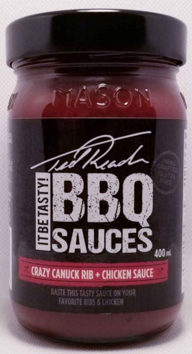 Chadwicks & Hacks Ted Reader BBQ Sauce - Crazy Canuck (400mL) TR-CRAZY Barbecue Accessories