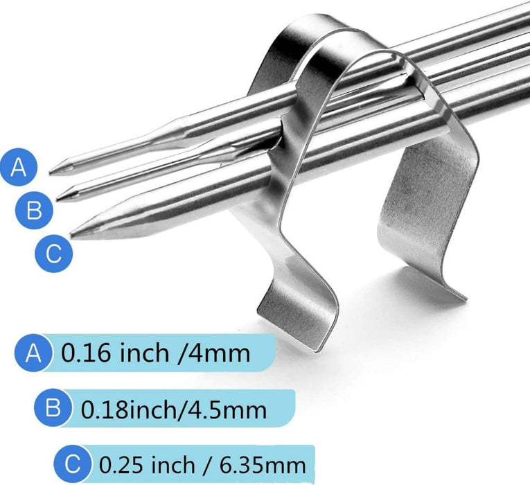 Chadwicks & Hacks Universal Thermometer Probe Grill Clip - B07G2B6CZR B07G2B6CZR Barbecue Accessories