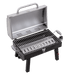Charbroil Char Broil 1-Burner Portable Propane Gas Grill in Stainless Steel 465640214 Barbecue Finished - Gas 47362564023