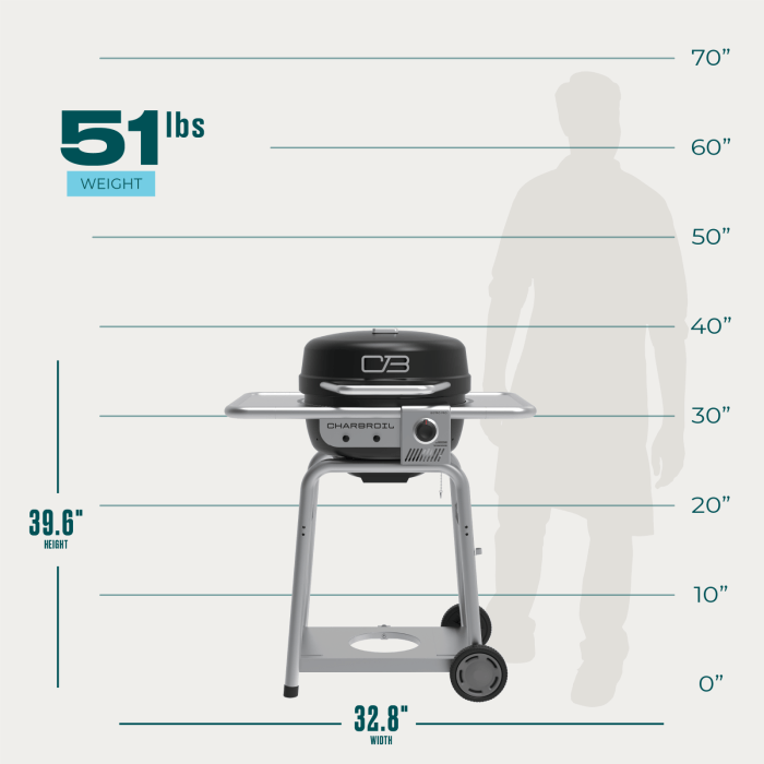 Charbroil Char Broil Bistro Pro Gas Grill + Charcoal Mode 25102152 Barbecue Finished - Gas 99143121529