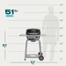 Charbroil Char Broil Bistro Pro Gas Grill + Charcoal Mode 25102152 Barbecue Finished - Gas 99143121529