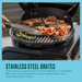 Charbroil Char Broil Bistro Pro Tabletop Gas Grill Blackout 25102153 Barbecue Finished - Gas 99143121536