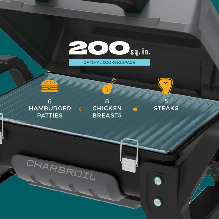 Charbroil Char Broil Grill2Go X200 Portable Gas Grill 25409200 Barbecue Finished - Gas 099143092003