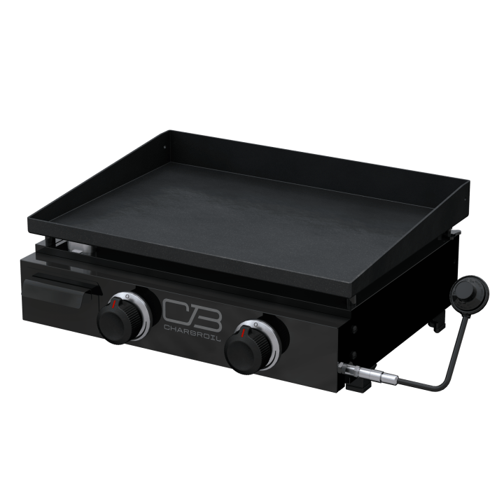 Charbroil Char Broil Performance Series 22" Portable Tabletop 2 Burner Propane Gas Griddle 463614224 Barbecue Finished - Gas 047362361424