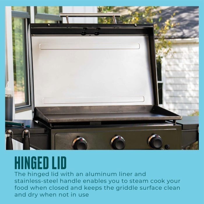 Charbroil Char Broil Performance Series 28" XL Propane Gas Griddle With Cart 3 Burner Flat Top Grill 463258924 Barbecue Finished - Gas 47362325891