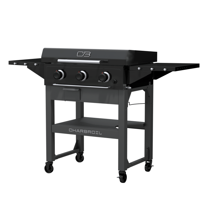 Charbroil Char Broil Performance Series 28" XL Propane Gas Griddle With Cart 3 Burner Flat Top Grill 463258924 Barbecue Finished - Gas 47362325891