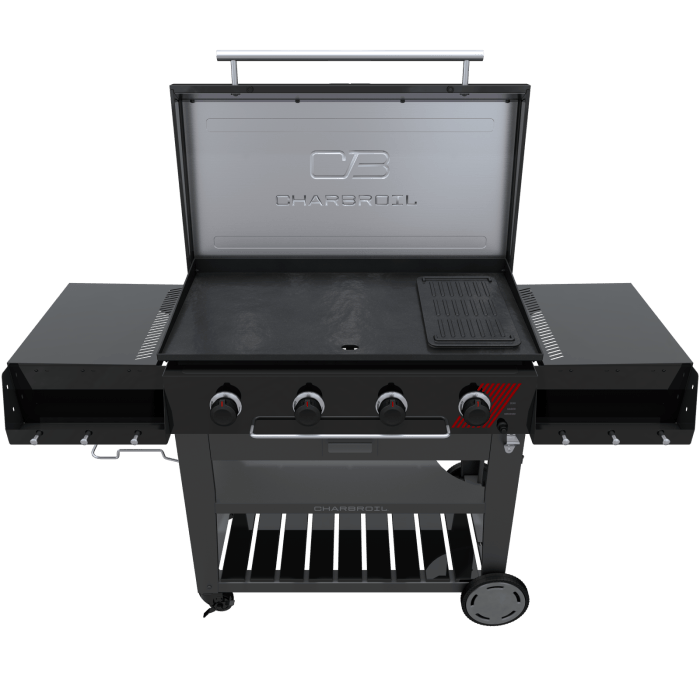 Charbroil Char Broil Performance Series 36" Deluxe Propane Gas Griddle with Cart 4 Burner Flat Top Grill 463285924 Barbecue Finished - Gas 47362328595
