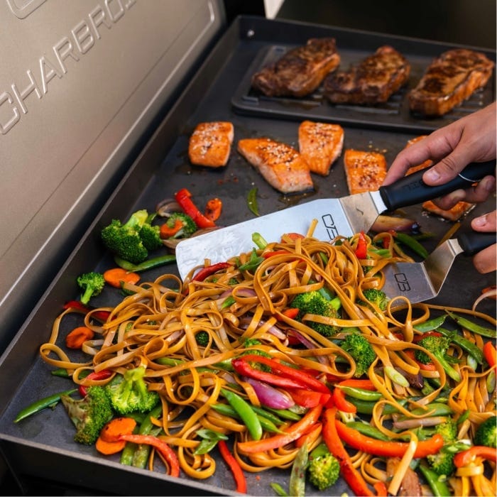 Charbroil Char Broil Performance Series 36" Deluxe Propane Gas Griddle with Cart 4 Burner Flat Top Grill 463285924 Barbecue Finished - Gas 47362328595
