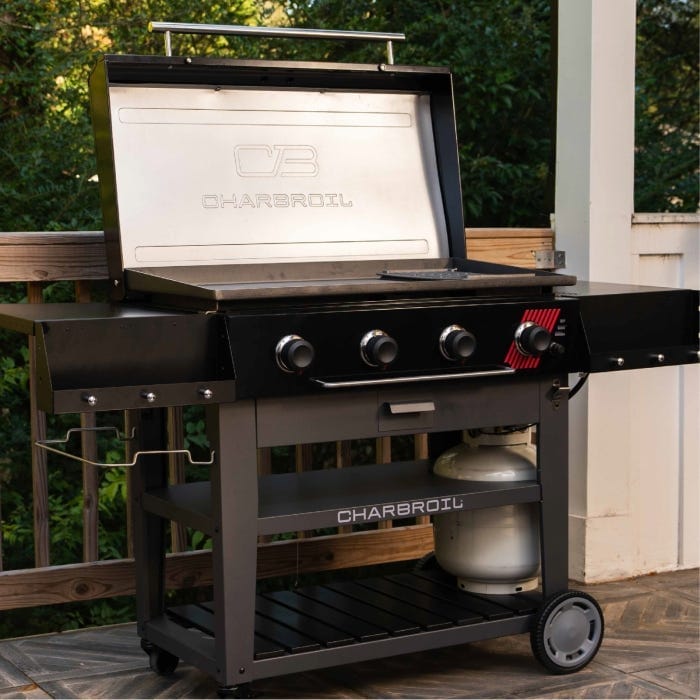 Charbroil Char Broil Performance Series 36" Deluxe Propane Gas Griddle with Cart 4 Burner Flat Top Grill 463285924 Barbecue Finished - Gas 47362328595