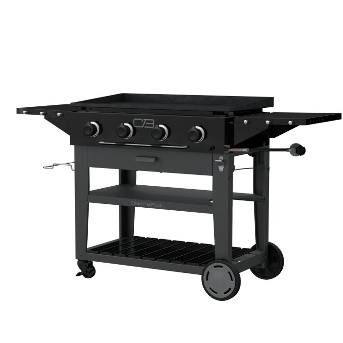 Charbroil Char Broil Performance Series 36" Propane Gas Griddle with Cart 4 Burner Flat Top Grill 463259124 Barbecue Finished - Gas 047362325914