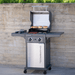 Charbroil Char Broil Performance Series FlavorMax 2 Burner Gas Grill Cabinet with Foldable Side Shelves Gray Stainless 466661525 Barbecue Finished - Gas 47362666154