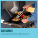 Charbroil Char Broil Performance Series FlavorMax 4 Burner Gas Grill Cabinet with Side Burner Barbecue Finished - Gas