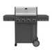 Charbroil Char Broil Performance Series FlavorMax 4 Burner Gas Grill Cabinet with Side Burner Barbecue Finished - Gas