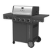 Charbroil Char Broil Performance Series FlavorMax 4 Burner Gas Grill Cabinet with Side Burner Barbecue Finished - Gas
