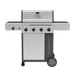 Charbroil Char Broil Performance Series FlavorMax 4 Burner Gas Grill Cabinet with Side Burner Barbecue Finished - Gas