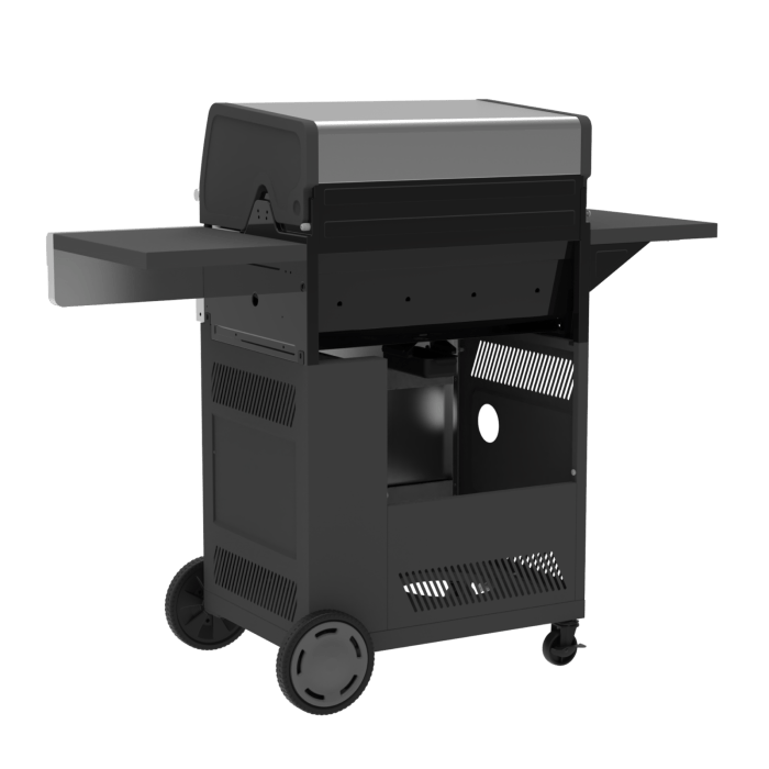 Charbroil Char Broil Performance Series FlavorMax 4 Burner Gas Grill Cabinet with Side Burner Barbecue Finished - Gas