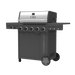 Charbroil Char Broil Performance Series FlavorMax™ 5 Burner Gas Grill Cabinet with Side Burner Gray 466834225 Barbecue Finished - Gas 047362683427