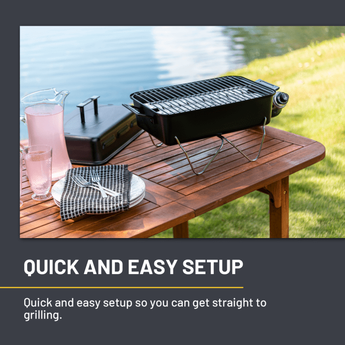 Charbroil Char Broil Portable Tabletop Gas Grill - 465620011 465620011 Barbecue Finished - Gas 47362562005