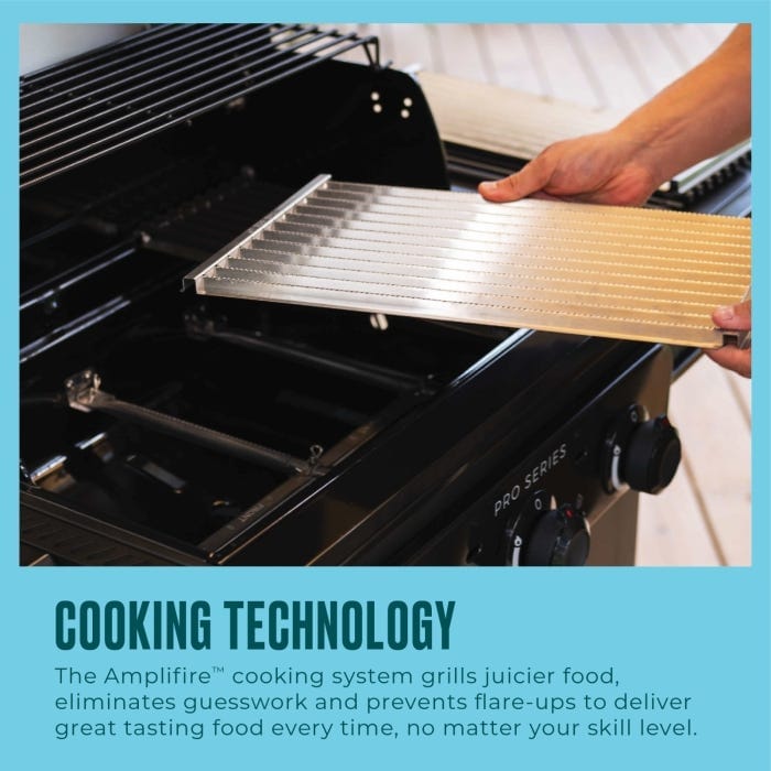 Charbroil Char Broil Pro Series 3-Burner Gas Grill with Side Burner 463366724 Barbecue Finished - Gas 47362336675