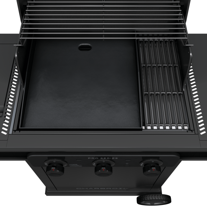 Charbroil Char Broil Pro Series 3-Burner Gas Grill with Side Burner 463366724 Barbecue Finished - Gas 47362336675